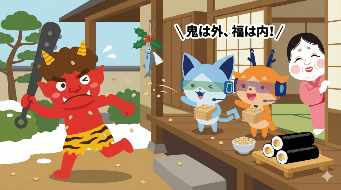 鬼は外、福は内！